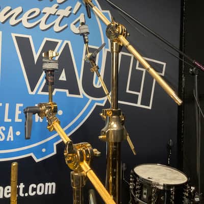DW - 9000 Series 24k Gold-Plated Drum Rack System. Excellent! image 16