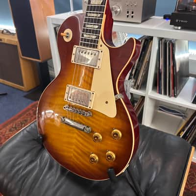 Gibson Custom 60th Anniversary 1959 Les Paul Standard VOS Iced Tea Burst VOS image 5