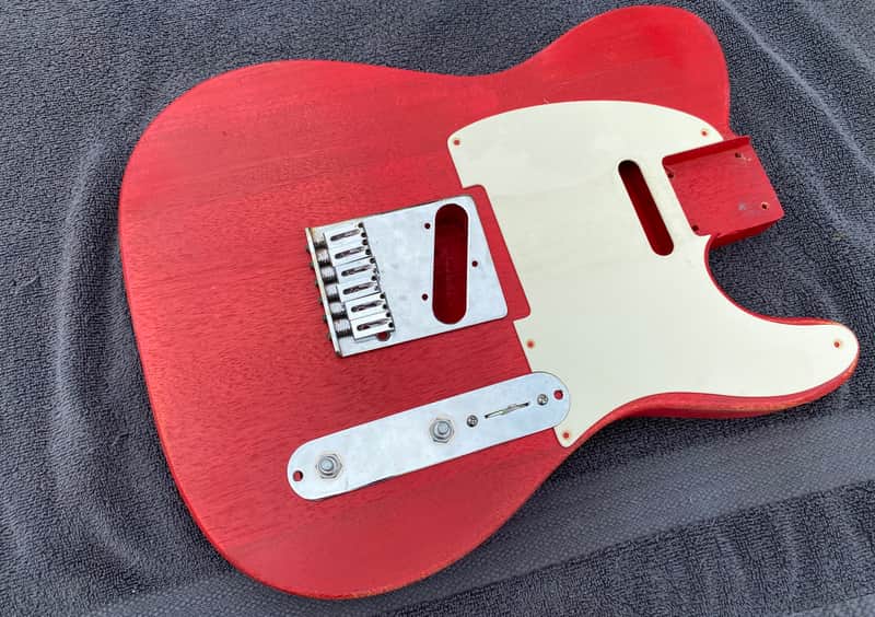 Tele Body Mahogany 2020 Dakota Red image 1