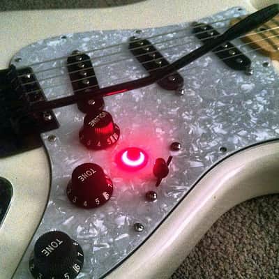 Guitar Kill Switch, Black Stealth (RED) LED, Premium Guitar-Killswitch by IRON AGE image 2