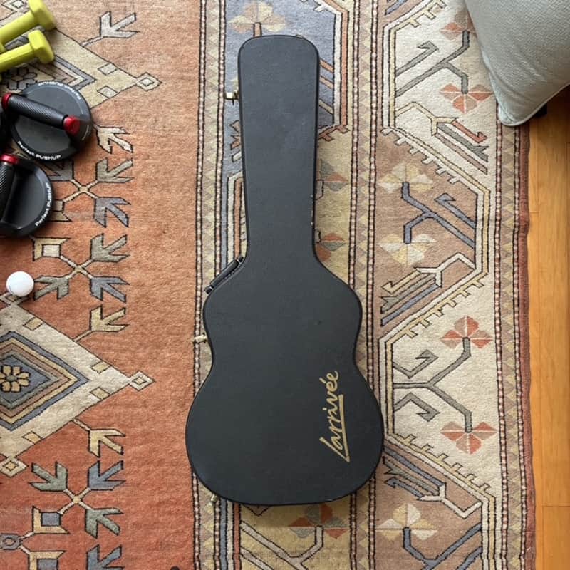 Jean Larrivee acoustic guitar Model: OM-03, Recording Series 2001 - Sitka spruce top with mahogany back and sides, ebony fingerboard, and a satin finish image 1