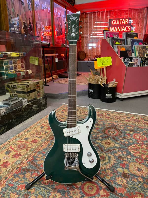 Mosrite Ventures Sidejack 1988 Emerald Green image 1