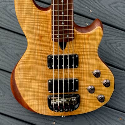 Wal Mk. II 5 string Bass 1990 stunning figured Olive Ash 1 of a kind & ready for your collection ! image 1