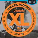 D'ADDARIO NICKEL WOULD DOUBLE BALL END ELECTRIC GUITAR STRINGS REGULAR LIGHT 10-46