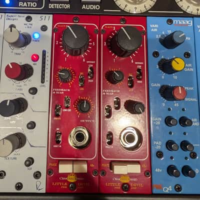 Various Excellent Condition Mic Pres, EQs, and Channel Strips in 500 Series Rack. image 8
