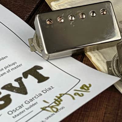 General Vintage Tone 1957 - 1959 Zebra PAF Humbucker set hand made Scatter with True vintage covers image 4
