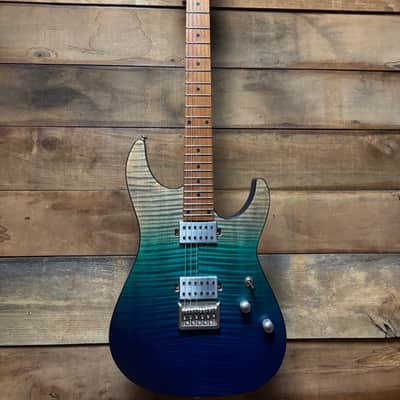 Schecter C-1 Standard Plus Blue Fade image 4