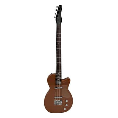 Silvertone 1444 Classic Series Short Scale Bass - Copper Metallic - Open Box image 2