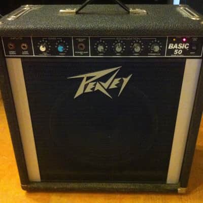 Vintage PEAVEY Basic 50 Bass Amplifier Amp 12" 50W NICE image 1