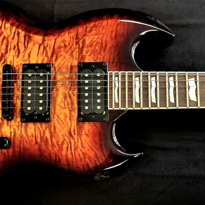 ESP LTD Viper-256 2023 - Dark Brown Sunburst image 2