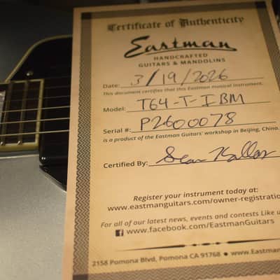 Eastman T64-T IBM Trapeze Iced Blue Metallic image 13