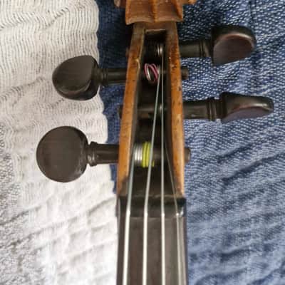 Eduard Soukup Louny handmade antique 3/4 Violin - brown varnish image 8