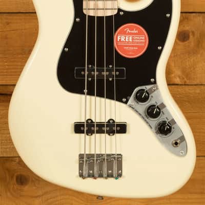 Squier Affinity Series Active Jazz Bass - Maple - Olympic White image 8