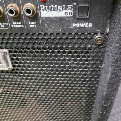Fender Rumble 60 bass amp (loud static sound) image 2