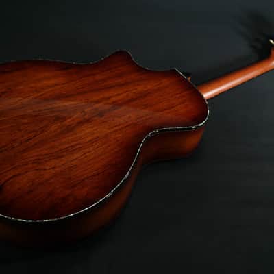 Taylor Custom Shop Custom GA Grand Auditorium Sinker Redwood Honduran Rosewood Back and Sides ONE OFF 2023 image 8