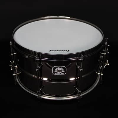 Ludwig 7" x 13" Universal Brass Snare Drum, Black Nickel Hardware image 2