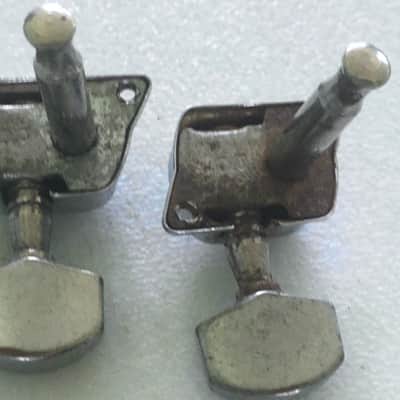 5 Vintage Style Electric Guitar Open Mounted Casing Gear Tuners Parts Headstock image 7