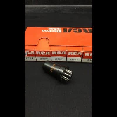 Full Sleeve (5) NOS NIB RCA 12SK7 Radio Vacuum Tubes Metal MINT! B.9602 image 1