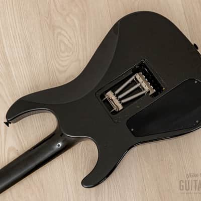 1990s Grover Jackson Soloist Custom HH Metallic Black, Japan image 14