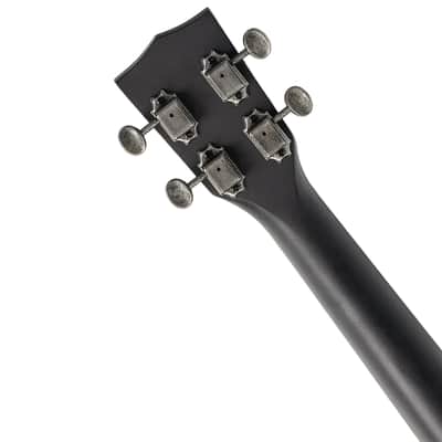 Kala Brand Brushed Nickel Tenor Resonator Ukulele & Padded Bag image 8