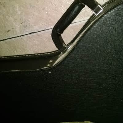 1980s Hardshell Case Strat shape Red Interior image 5