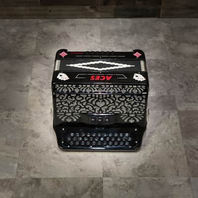 Hohnica ACES II GCF Accordion - Black 3 Registers (ACES II GBK) image 3