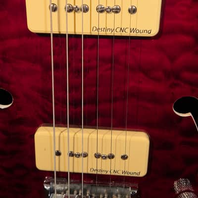 Ivy Thinline T-Style Semi-Hollow Burgundy image 6