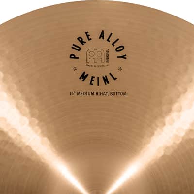 MEINL PA15MH Pure Alloy Medium HiHat 15 Zoll Becken image 10