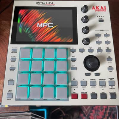 Akai MPC One Standalone MIDI Sequencer 2020 - Present - Black with Retro Skin and Upgraded Pads! image 2
