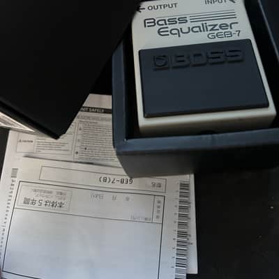 Boss GEB-7 Bass Equalizer - Mint with Original Box and Manual image 4