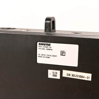 Shure BLX88 Receiver with BLX2/PG58 Transmitter - J10 (NO POWER SUPPLY) CG010XB image 8