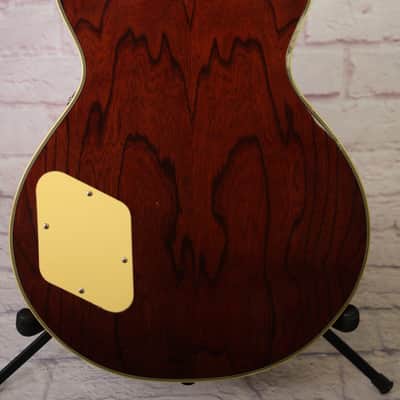 Vintage 80's Cort Les Paul Copy - Set Neck - Sunburst Flame Top image 7
