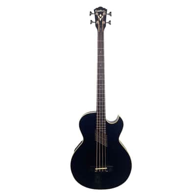 Washburn AB-10 Black Acoustic Bass - Black (USED) image 2