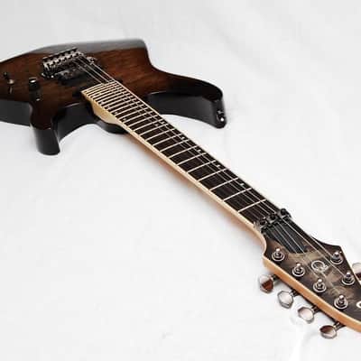 Caparison C2 Series HRG-QE Horus! 27 frets! Trans Black! First one made! image 3