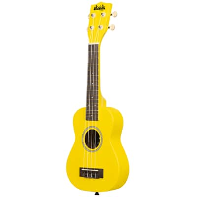Kala Brand Ukadelic Soprano Ukulele & Bag Taxi Cab Yellow image 3