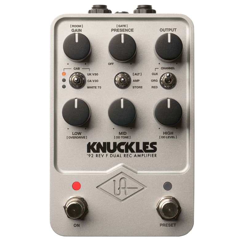 Universal Audio UAFX Knuckles ‘92 Dual Rec Amplifier Overdrive Pedal image 1
