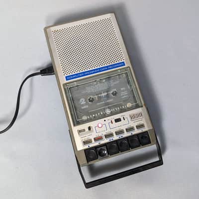 General Electric 3-5158A Portable Computer Program Data Recorder / Tape Cassette Player image 4