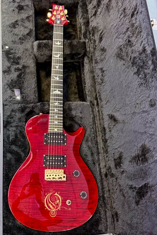 PRS SE Mikael Akerfeldt Electric, Black Cherry with Hardshell Case - Pre Owned image 1