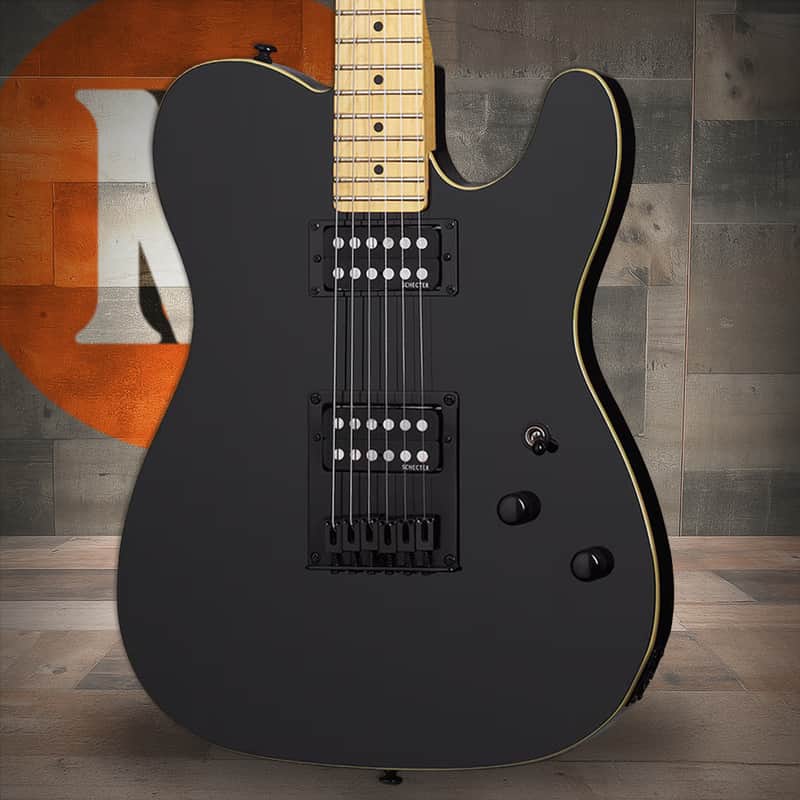 Schecter PT Electric Guitar - Gloss Black (2140) image 1