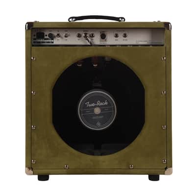 Two Rock Classic Reverb Signature 40/20W 1x12 Combo Moss Suede w/ Vintage Gold Cloth image 3