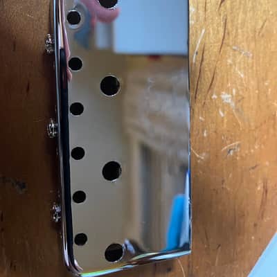 Wilkinson Short Telecaster Bridge 2024 - Chrome and Brass image 2