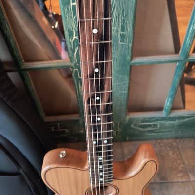 Fender American Acoustasonic Tele Telecaster All Mahogany w/ Deluxe Gig Bag image 14