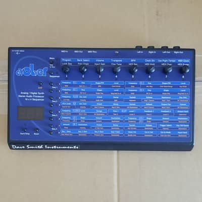 Dave Smith Instruments Evolver Desktop Monophonic Synthesizer 2002 - 2016 - Blue