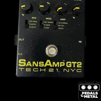 Tech 21 SansAmp GT2 1993 - Present - Black - X18569 image 2