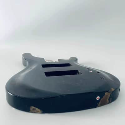 Black Basswood Glossy Finish Bass Guitar Body image 5