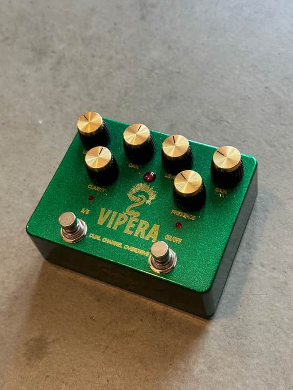 Mythos Pedals Vipera Dual Channel Overdrive Guitar Pedal