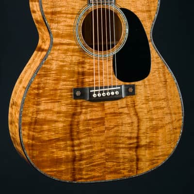 Martin J-42 Custom Exceptional Figured Koa with Paua Pearl and Koa Inlays NEW image 1
