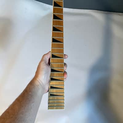 2020 Jackson JS24 DKAM JS Series Caramelized Maple Bound Guitar Neck 24 Fret Sharkfin Inlay image 4