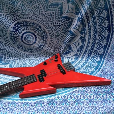 B.C. Rich Ironbird Neck-Tru Bass 1980s Ferrari Red image 6