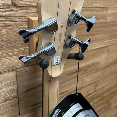 Warwick Rockbass Streamer LX-4 4- string Active bass -Natural Satin 7lbs 8oz. W/soft bag. New! image 15